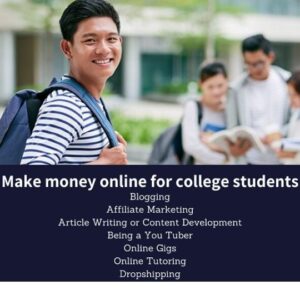 Make money online for college students