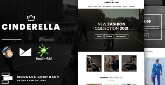 Cinderella - Ecommerce Responsive Email Template