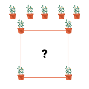 the classical 5 flowerpot problem